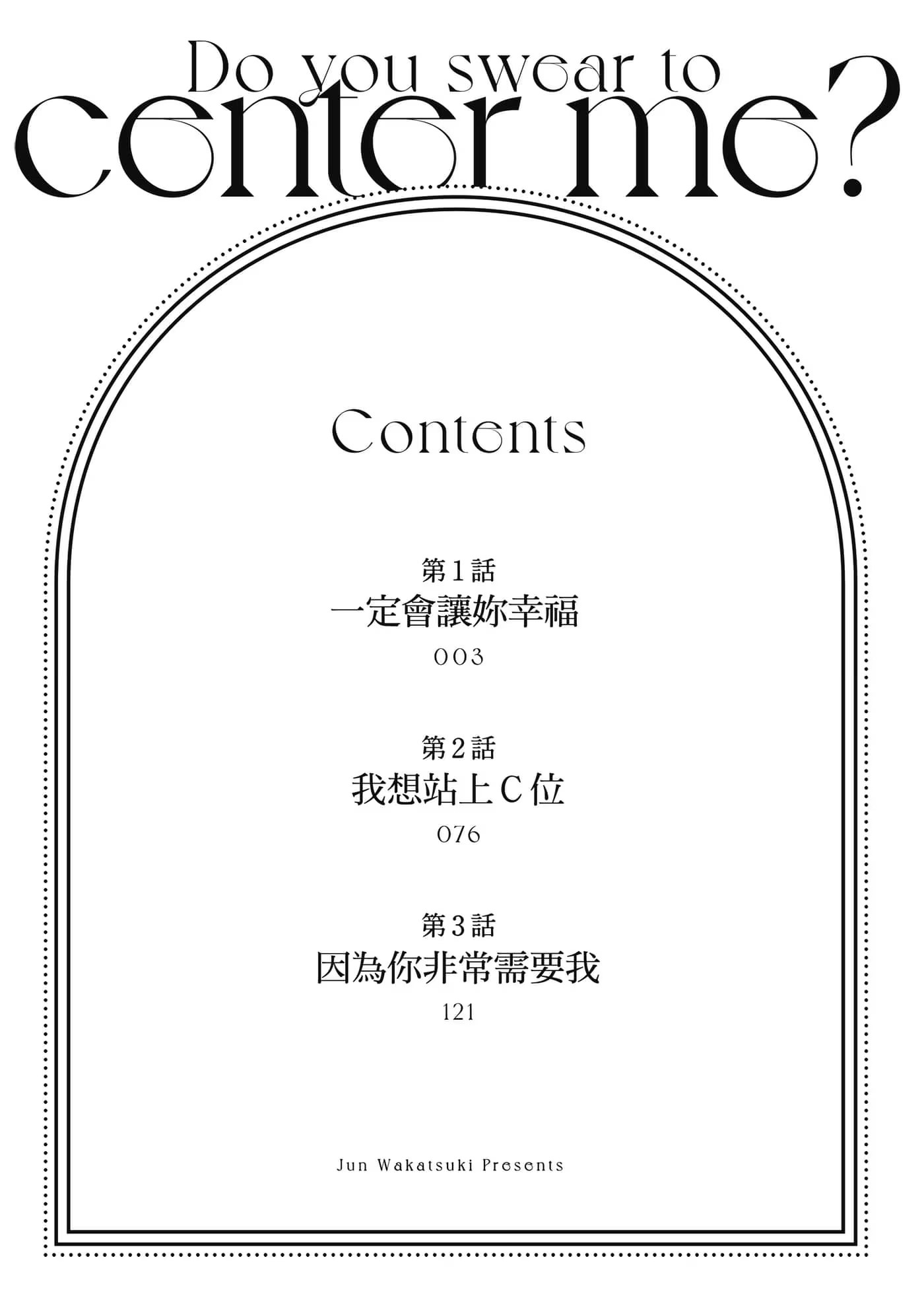 你願意發誓推我上C位嗎？ · 1